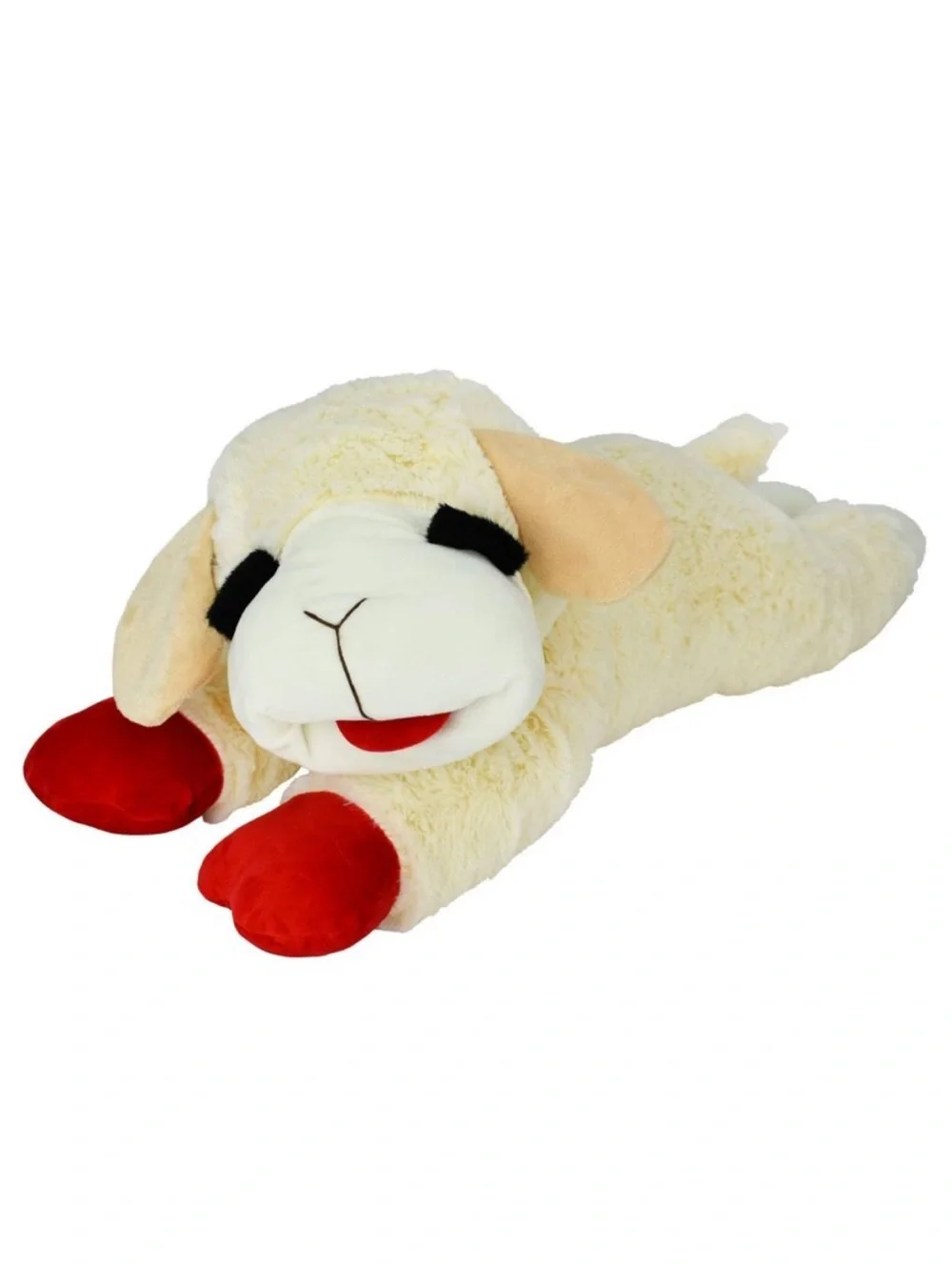 Jumbo 24 inch Lamb Chop Dog Interactive Plush Toy: Extra Soft Cuddly Gift